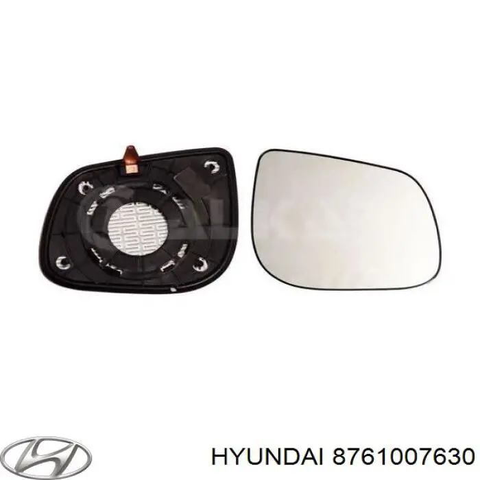 Зеркало заднего вида, левое Hyundai/Kia 8761007630 цена, от 75.38 USD