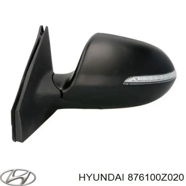 Купить 876100Z020 Hyundai/Kia Наружное зеркало левое