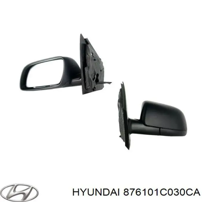Купить 876101C030CA Hyundai/Kia Наружное зеркало левое