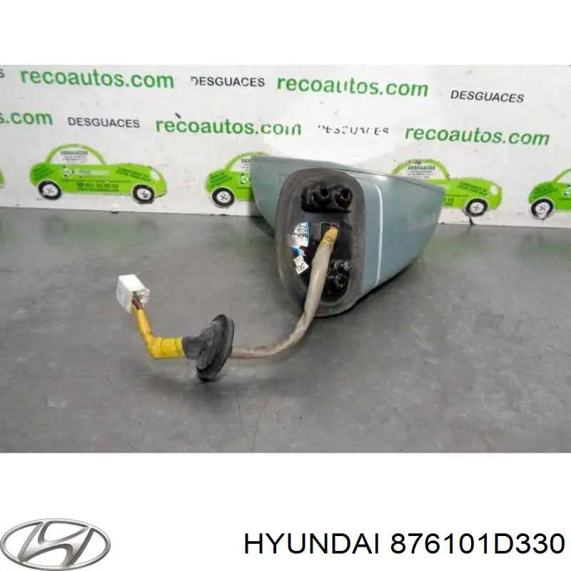 Зеркало заднего вида, левое Hyundai/Kia 876101D330 цена, от 42.55 USD