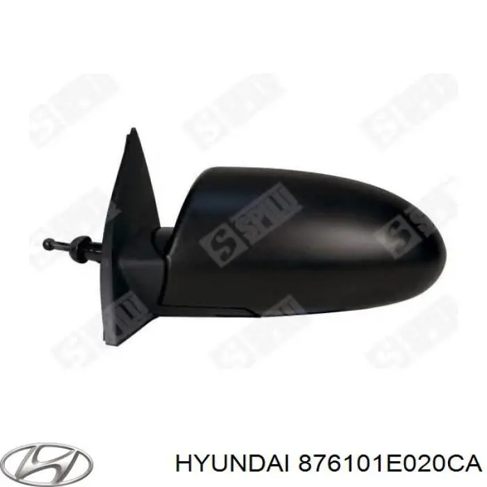 876101E120 Hyundai/Kia зеркало заднего вида левое