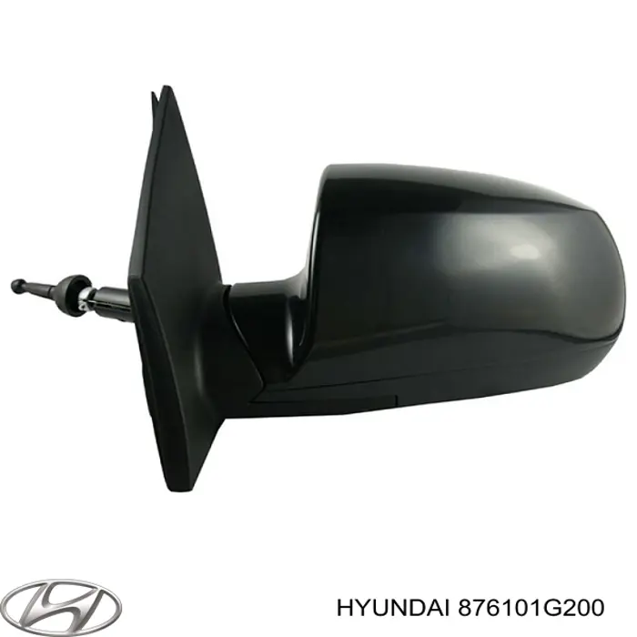 876101G200 Hyundai/Kia Левое боковое зеркало