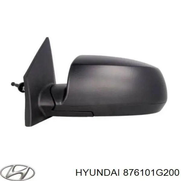 Зеркало заднего вида, левое Hyundai/Kia 876101G200 цена, от 51.19 USD