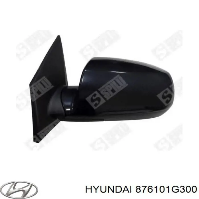 Зеркало заднего вида, левое Hyundai/Kia 876101G300 цена, от 72.87 USD