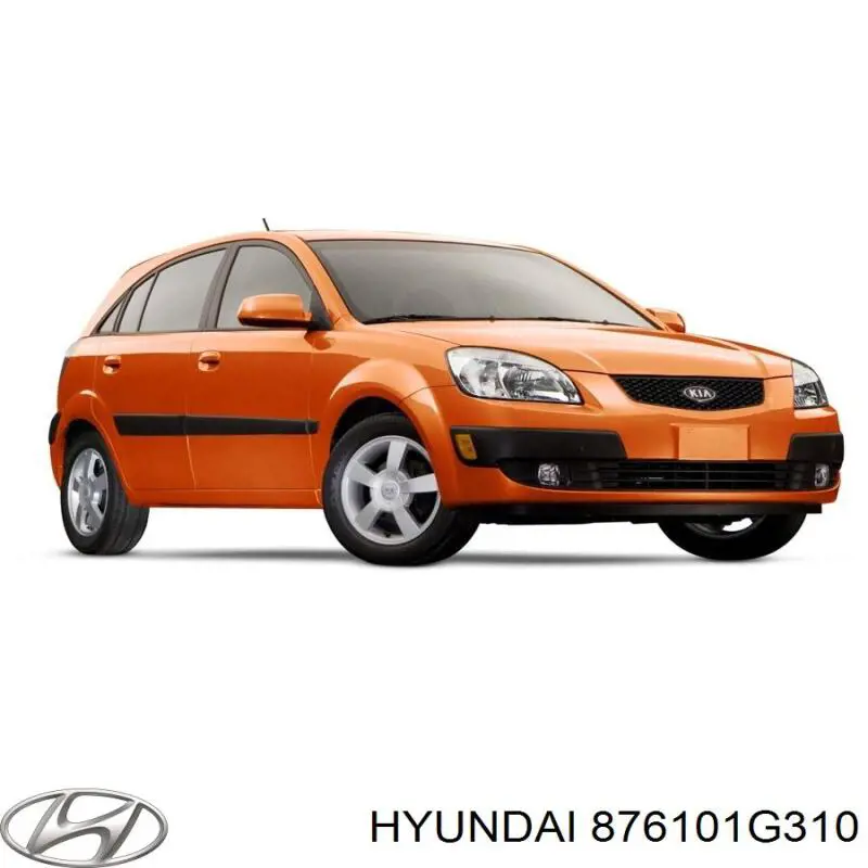 Купить 876101G310 Hyundai/Kia Наружное зеркало левое