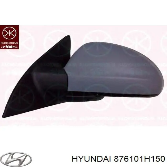 Зеркало заднего вида, левое Hyundai/Kia 876101H150 цена, от 66.05 USD