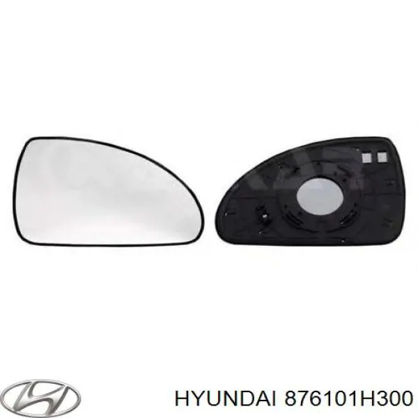 Накладка (крышка) зеркала заднего вида левая 876101H300 Hyundai/Kia