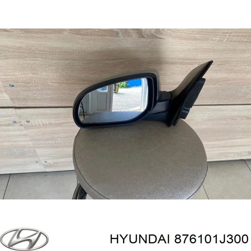 876101J300 Hyundai/Kia зеркало заднего вида левое