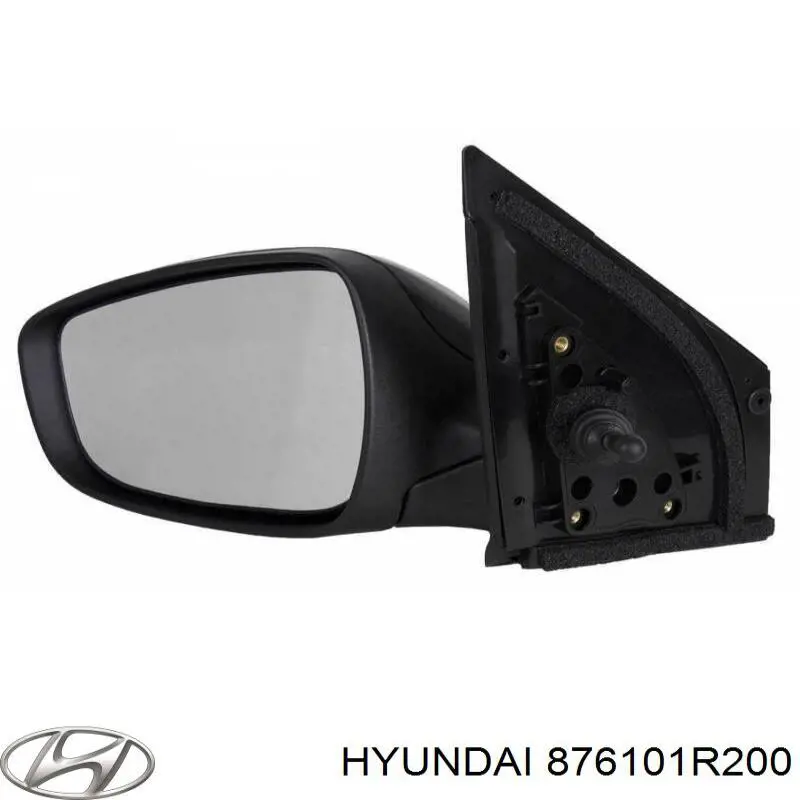 876101R200 Hyundai/Kia зеркало заднего вида левое