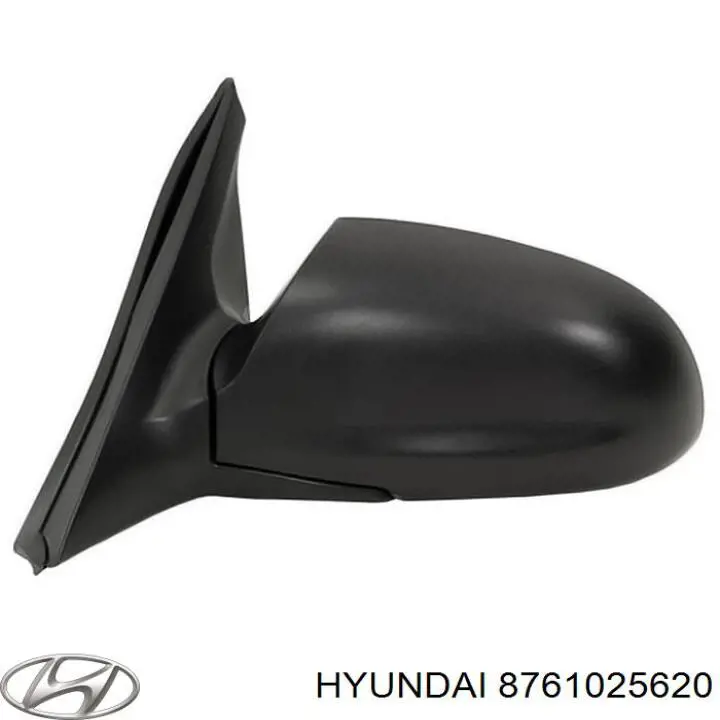 8761025620 Hyundai/Kia зеркало заднего вида левое