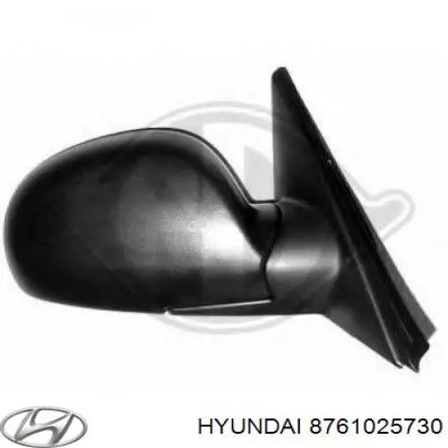 Зеркало заднего вида, левое Hyundai/Kia 8761025730 цена, от 30.44 USD