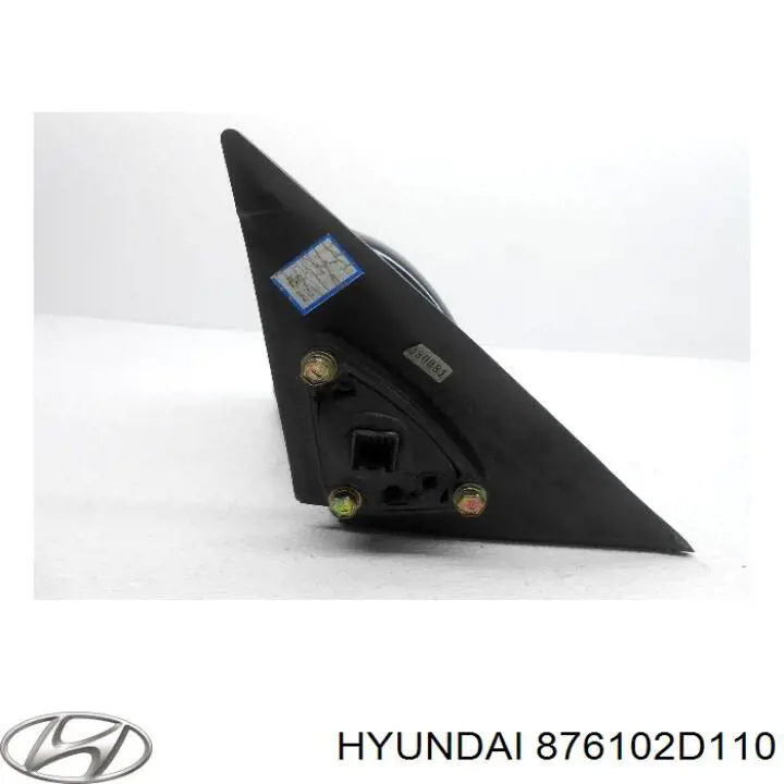 Левое боковое зеркало 876102D110 Hyundai/Kia