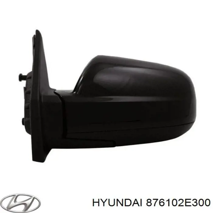 876102E300 Hyundai/Kia зеркало заднего вида левое