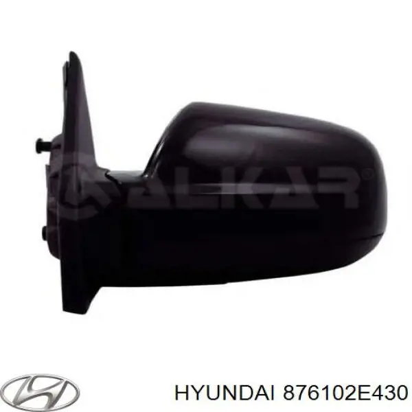 876102E430 Hyundai/Kia зеркало заднего вида левое