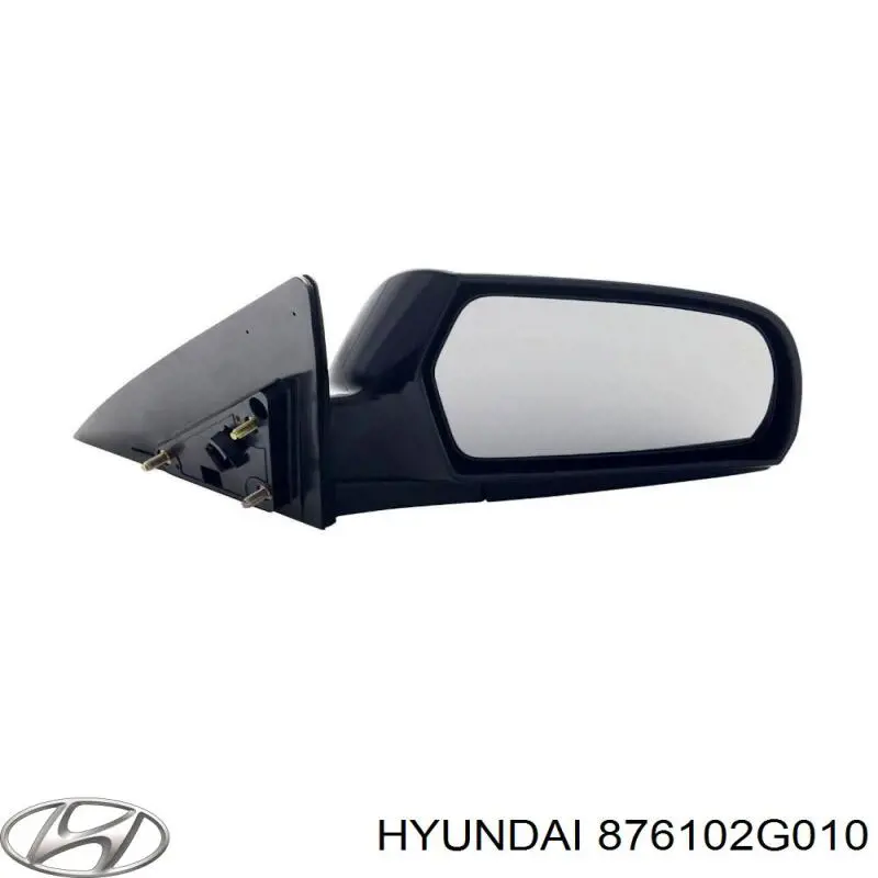 876102G010 Hyundai/Kia espelho de retrovisão esquerdo