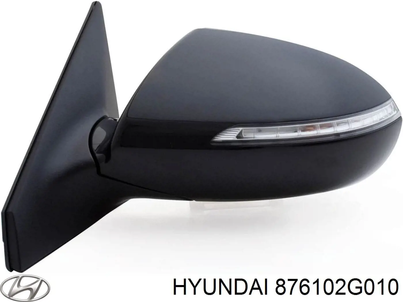 876102G010 Hyundai/Kia Левое боковое зеркало