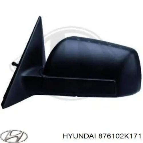 Зеркало заднего вида, левое Hyundai/Kia 876102K171 цена, от 222.85 USD
