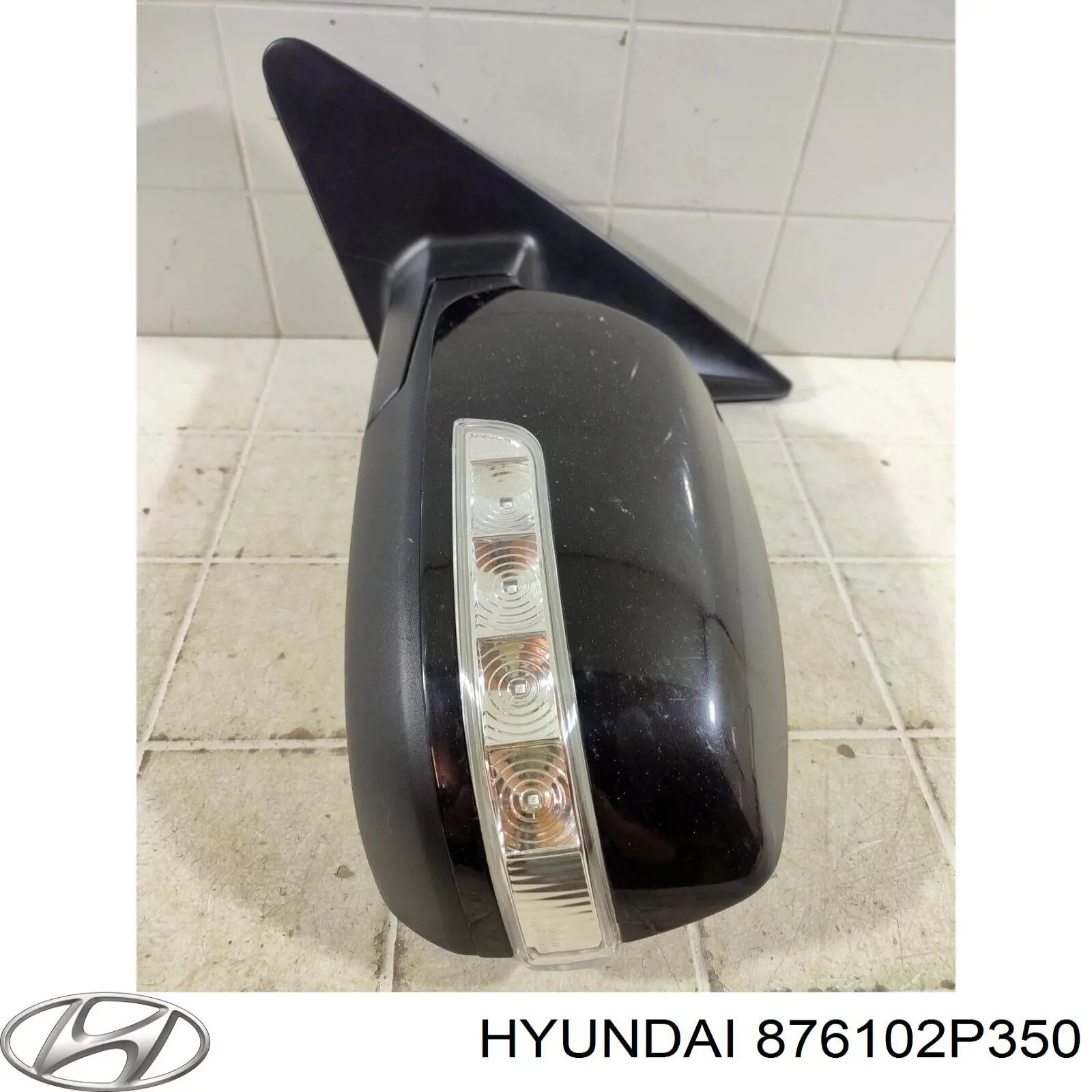 Зеркало заднего вида, левое Hyundai/Kia 876102P350 цена, от 63.56 USD