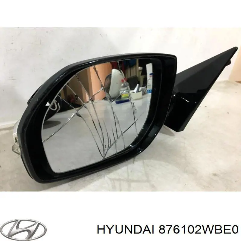 876102WBE0 Hyundai/Kia Левое боковое зеркало