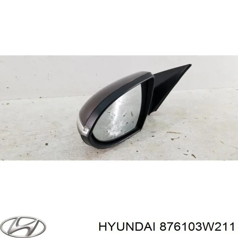 Купить 876103W211 Hyundai/Kia Наружное зеркало левое