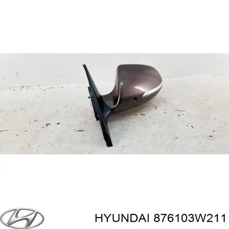 876103W211 Hyundai/Kia Левое боковое зеркало