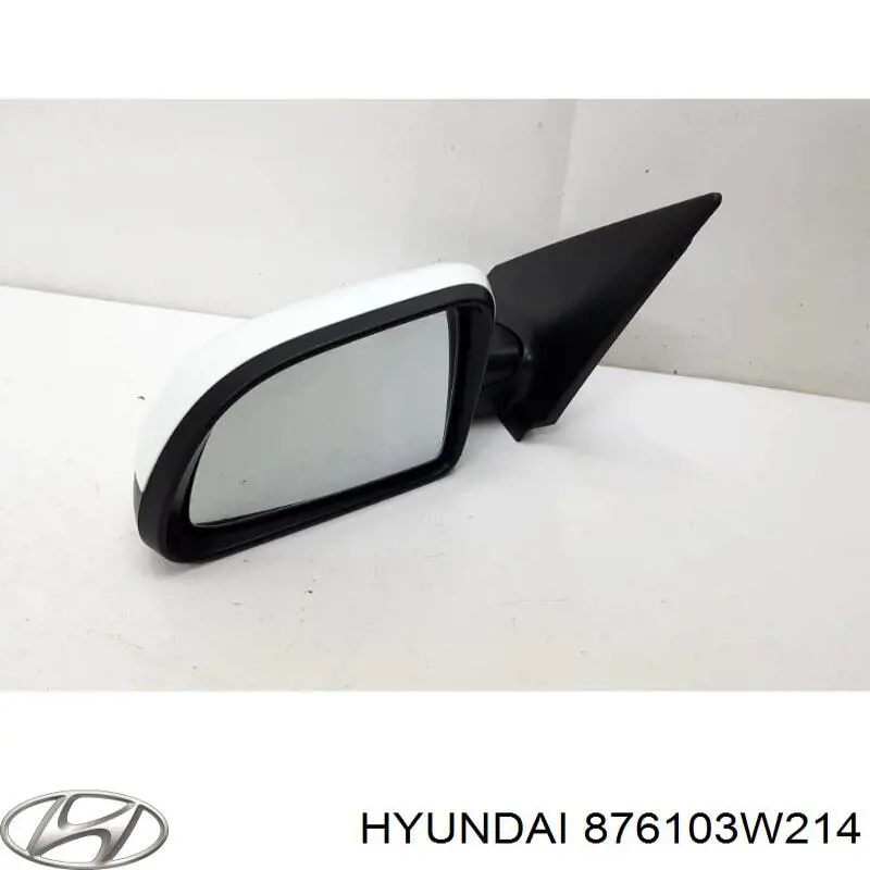 876103W214 Hyundai/Kia зеркало заднего вида левое