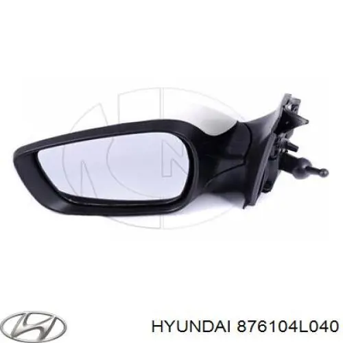 876104L040 Hyundai/Kia Левое боковое зеркало