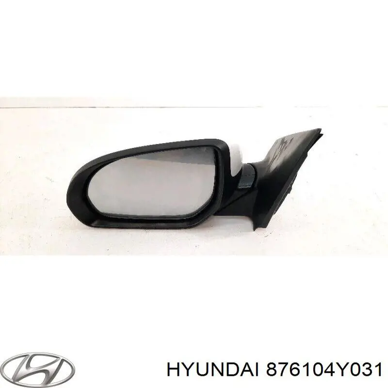 876104y031 Hyundai/Kia зеркало заднего вида левое
