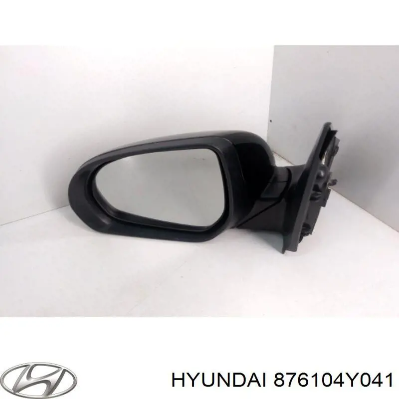 876104Y041 Hyundai/Kia зеркало заднего вида левое