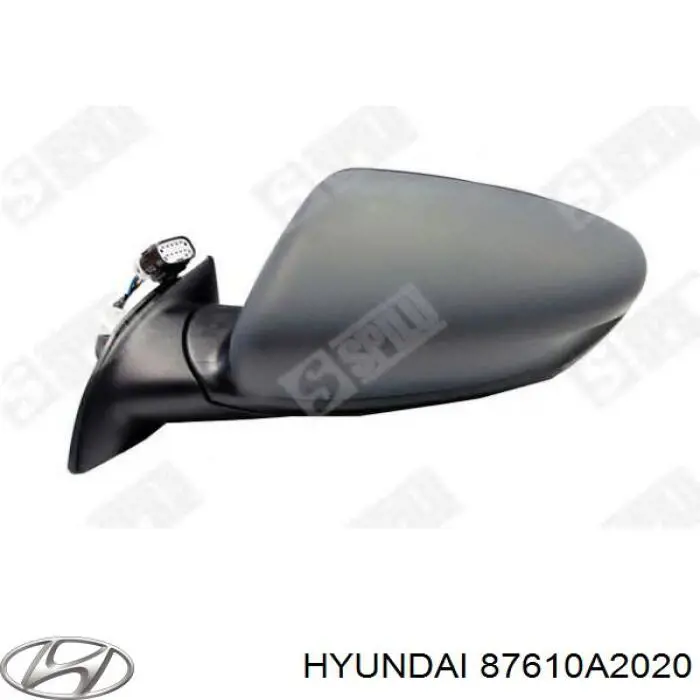 Зеркало заднего вида левое Hyundai/Kia 87610A2020