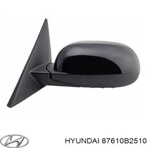 Купить 87610B2510 Hyundai/Kia Наружное зеркало левое