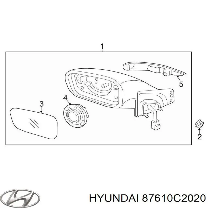  87610C2020 Hyundai/Kia