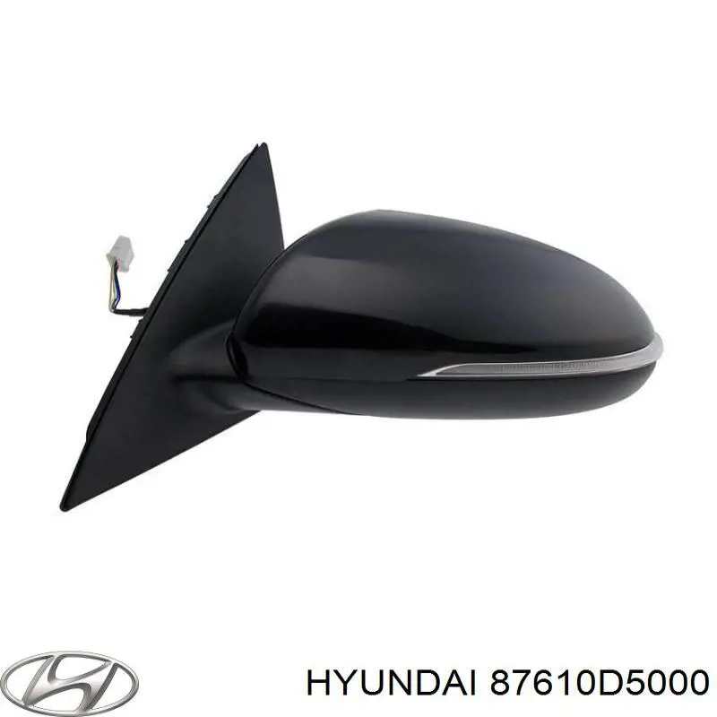Купить 87610D5000 Hyundai/Kia Наружное зеркало левое