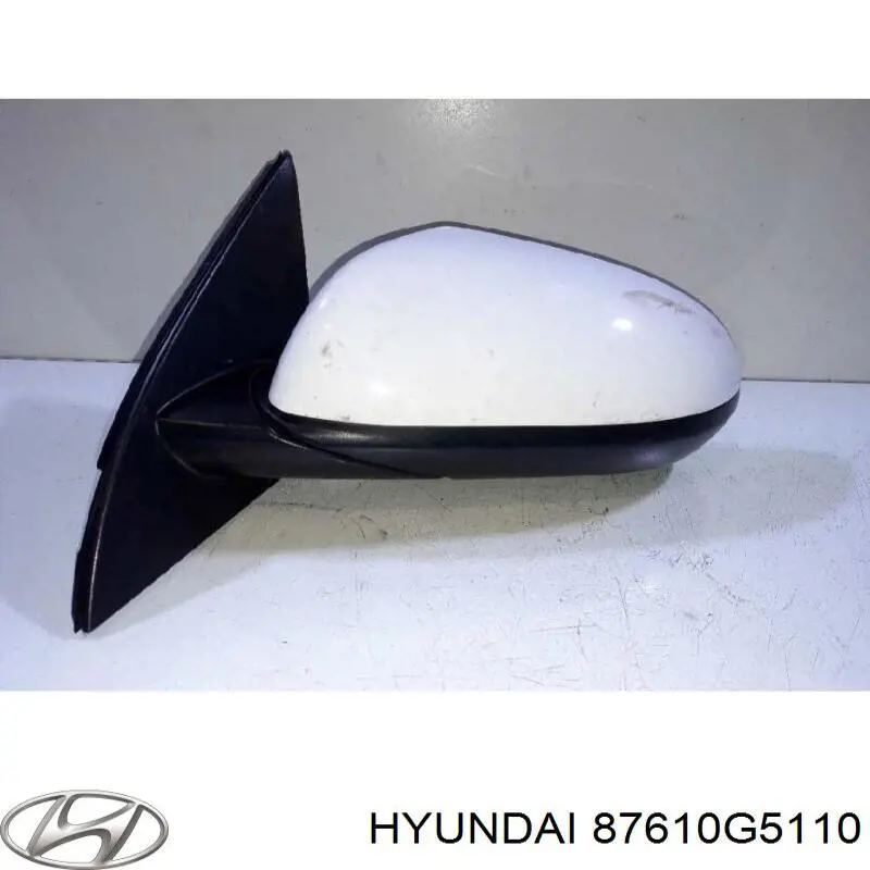 Зеркало заднего вида левое Hyundai/Kia 87610G5110