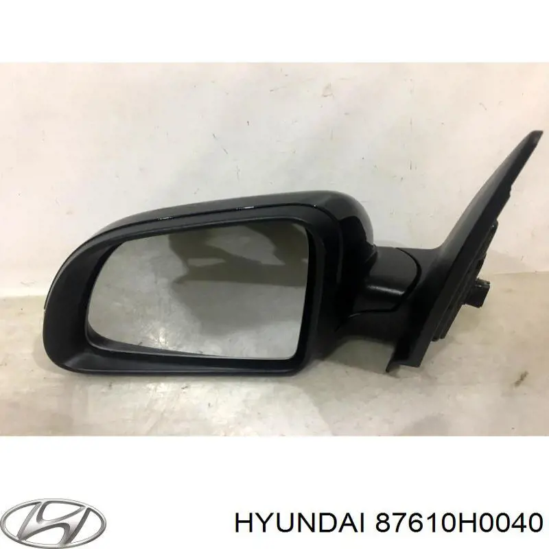 87610h0040 Hyundai/Kia зеркало заднего вида левое