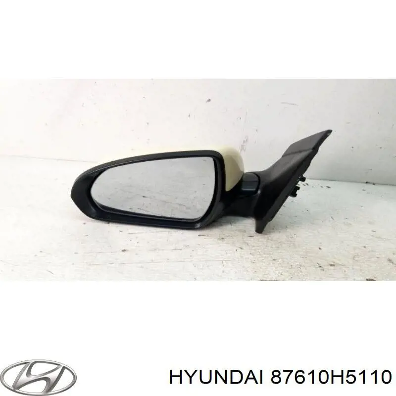 87610H5110 Hyundai/Kia Левое боковое зеркало
