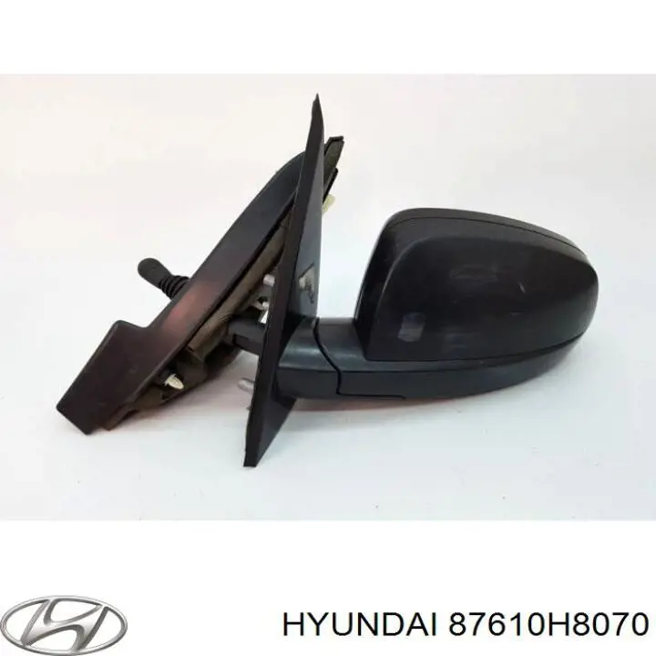 Купить 87610H8070 Hyundai/Kia Наружное зеркало левое