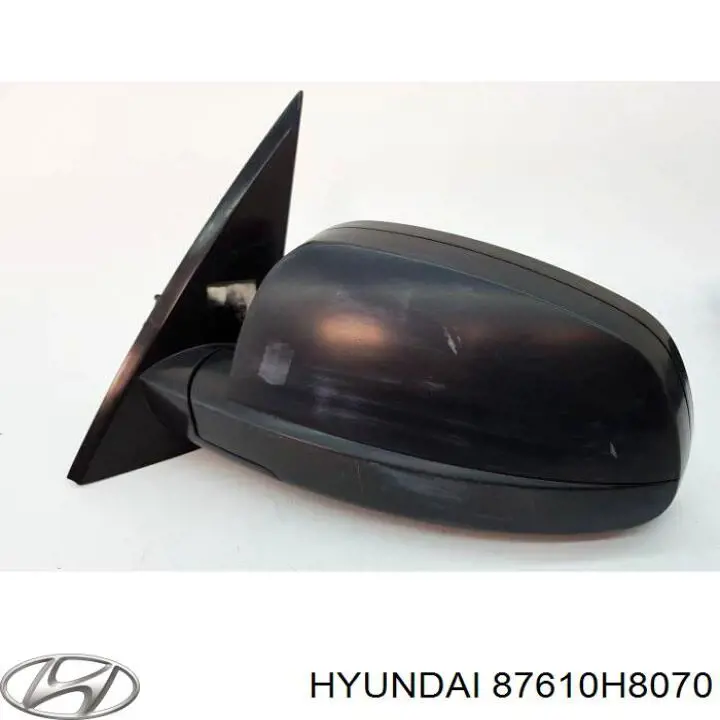 87610H8070 Hyundai/Kia espelho de retrovisão esquerdo