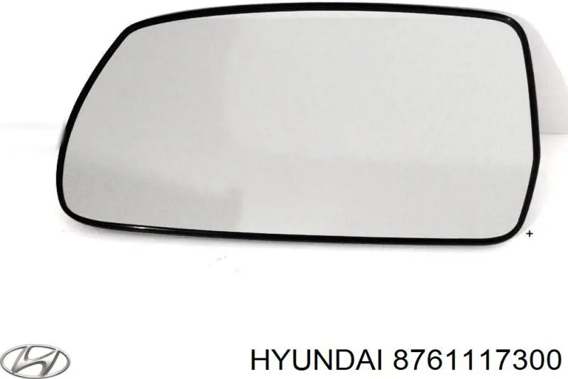 Зеркальный элемент зеркала заднего вида левого на Hyundai Matrix FC