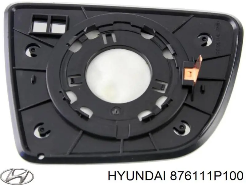 Купить 876111P100 Hyundai/Kia Стекло зеркала заднего вида, левого