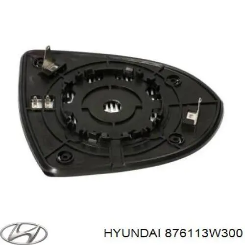 Стекло левого зеркала заднего вида 876113W300 Hyundai/Kia