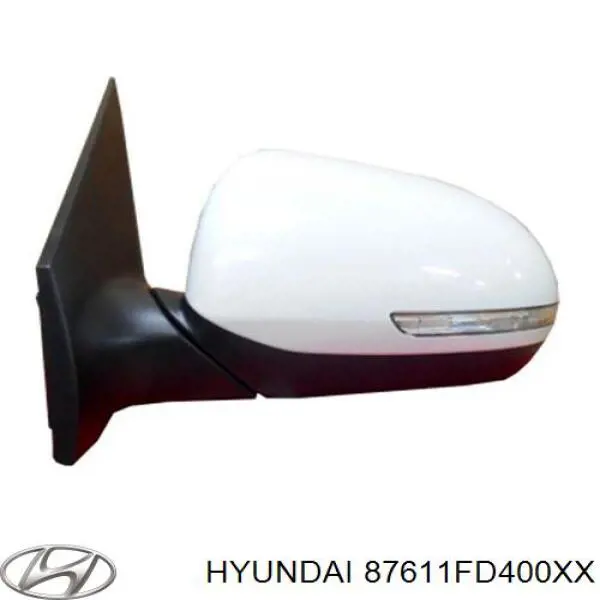 87611FD400XX Hyundai/Kia Левое боковое зеркало