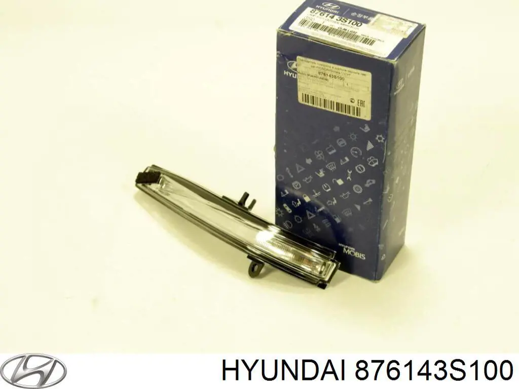 876143S100 Hyundai/Kia pisca-pisca de espelho esquerdo