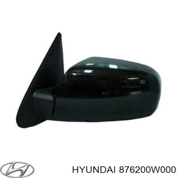 Espelho de retrovisão direito para Hyundai Santa Fe (CM)