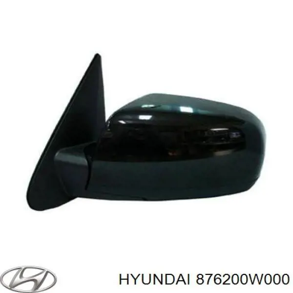 876200W000 Hyundai/Kia espelho de retrovisão direito