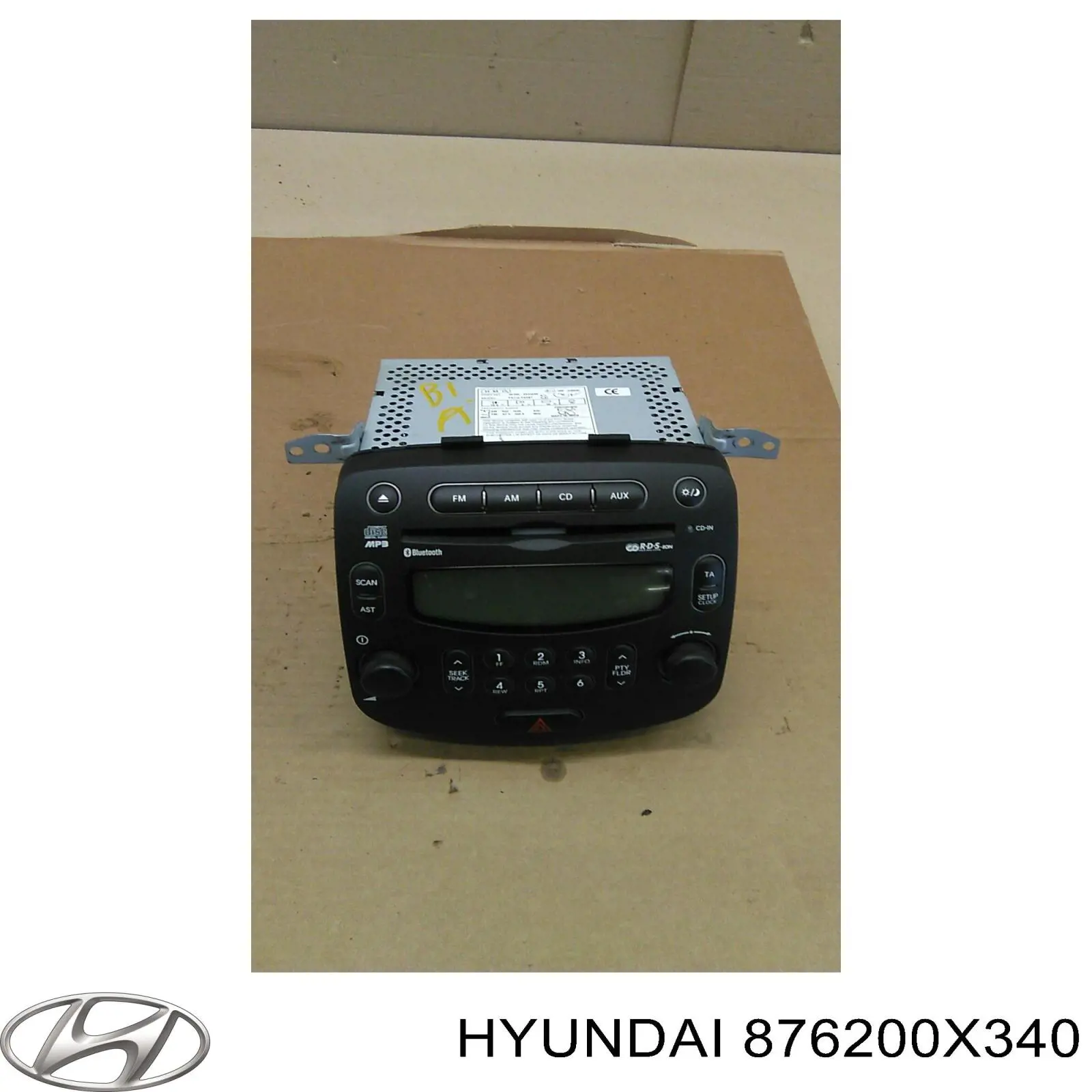 Правое зеркало 876200X340 Hyundai/Kia