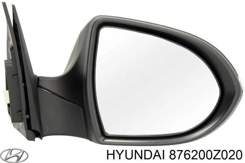Наружное зеркало правое Hyundai/Kia 876200Z020 цена, от 124.46 USD