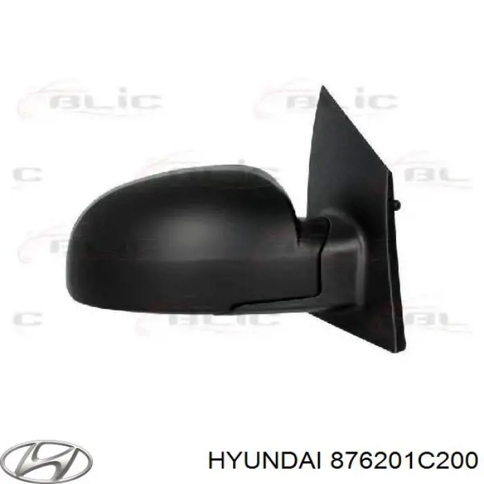 Купить 876201C200 Hyundai/Kia Боковое зеркало заднего вида правое