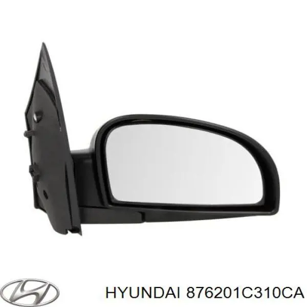 Купить 876201C310CA Hyundai/Kia Боковое зеркало заднего вида правое