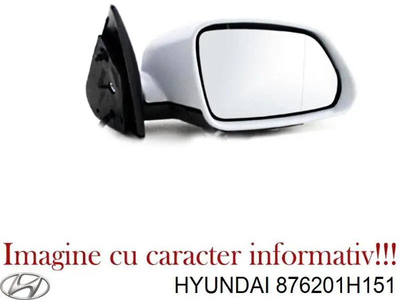Купить 876201H151 Hyundai/Kia Боковое зеркало заднего вида правое